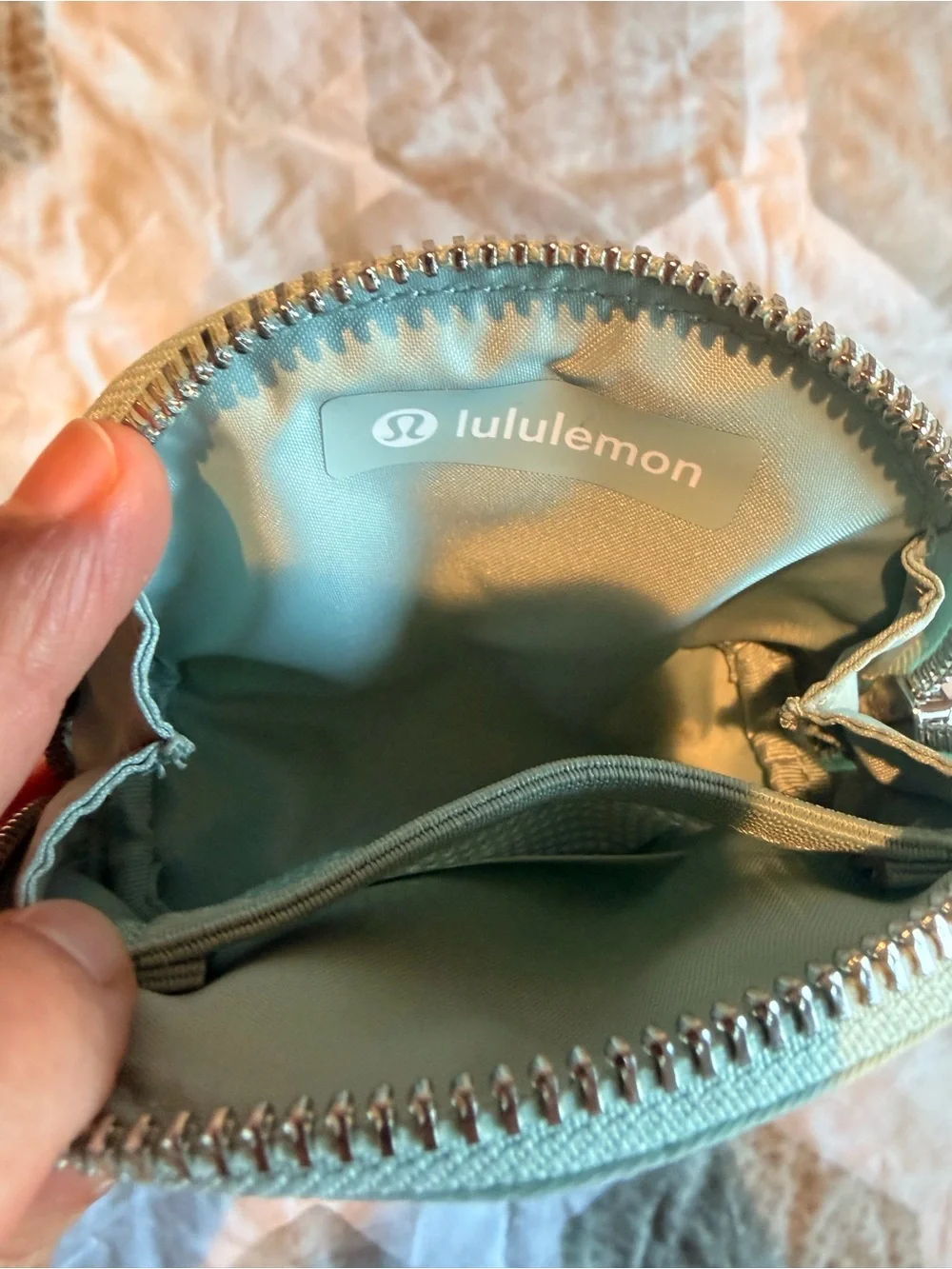 lululemon athletica set of mini pouches cardholders NWOT